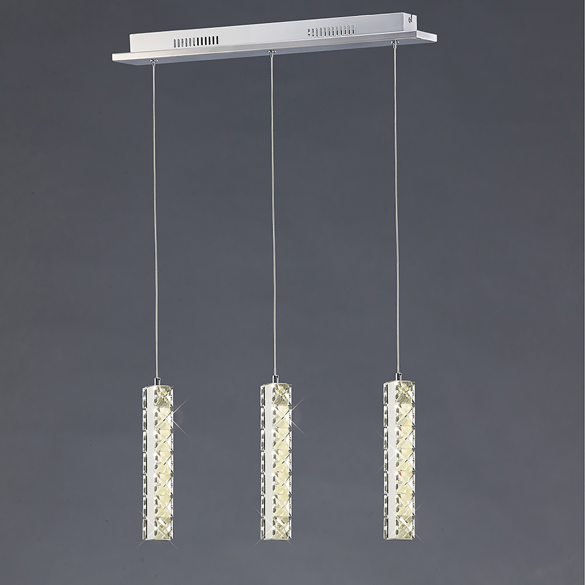 IL80034  Galaxy Crystal 9W LED Pendant Light